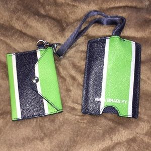 Vera Bradley luggage tag and change purse